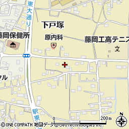 群馬県藤岡市下戸塚12周辺の地図