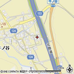 福井県あわら市牛ノ谷9-43周辺の地図