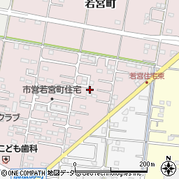 群馬県館林市若宮町2724-17周辺の地図