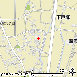 群馬県藤岡市下戸塚596周辺の地図