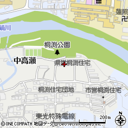 桐淵県営住宅７５－Ｋ棟周辺の地図