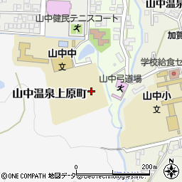 石川県加賀市山中温泉塚谷町チ周辺の地図