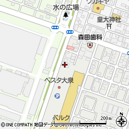 桐生信用金庫大泉支店周辺の地図