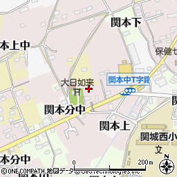 茨城県筑西市関本中1059周辺の地図