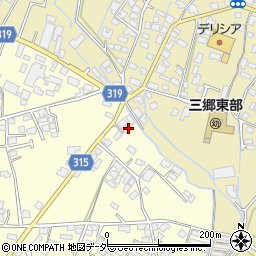 長野県安曇野市三郷温3081周辺の地図