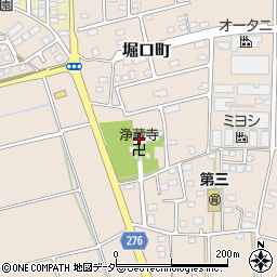 浄蔵寺周辺の地図