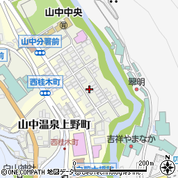 石川県加賀市山中温泉東桂木町ヌ61-1周辺の地図