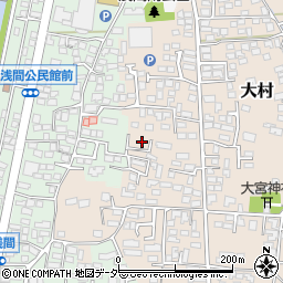 長野県松本市大村554-11周辺の地図