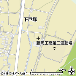 群馬県藤岡市下戸塚728周辺の地図