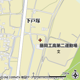 群馬県藤岡市下戸塚726周辺の地図