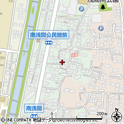 長野県松本市南浅間524周辺の地図