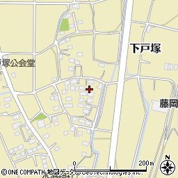 群馬県藤岡市下戸塚576周辺の地図