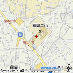 市立藤岡第二小学校周辺の地図