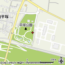 伊勢崎市平塚公園トイレ２周辺の地図