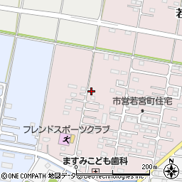 群馬県館林市若宮町2454周辺の地図