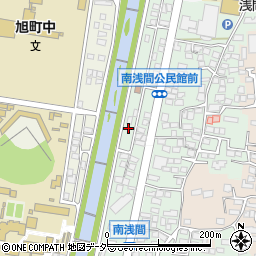 長野県松本市南浅間645周辺の地図