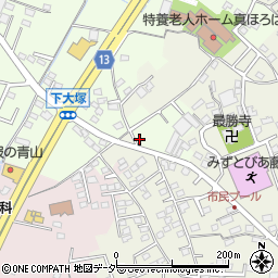 群馬県藤岡市下大塚861-1周辺の地図