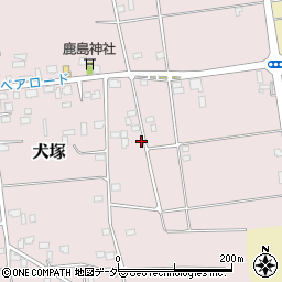 茨城県筑西市犬塚251-4周辺の地図