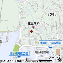 沢村周辺の地図