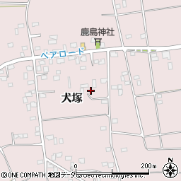 茨城県筑西市犬塚217周辺の地図