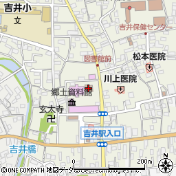 吉井公民館周辺の地図