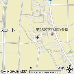 群馬県藤岡市下戸塚357-1周辺の地図