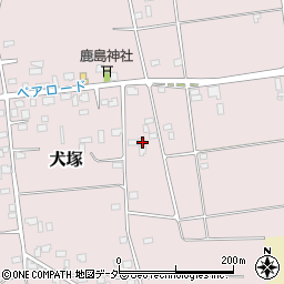 茨城県筑西市犬塚254周辺の地図