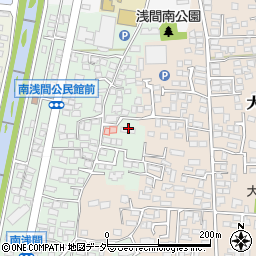 長野県松本市南浅間539周辺の地図