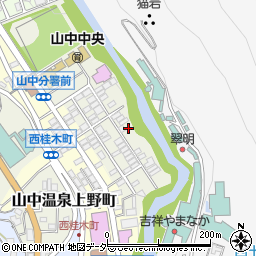 石川県加賀市山中温泉東桂木町ヌ4-6周辺の地図