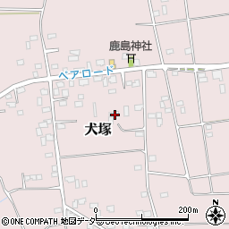 茨城県筑西市犬塚217-1周辺の地図