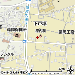 群馬県藤岡市下戸塚34-6周辺の地図