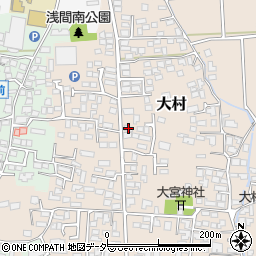 長野県松本市大村383-6周辺の地図