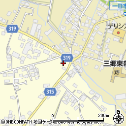 長野県安曇野市三郷温963周辺の地図