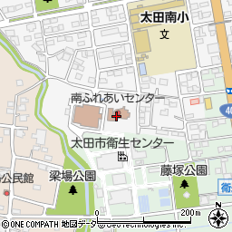 太田市　沢野行政センター南ふれあいセンター周辺の地図
