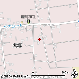 茨城県筑西市犬塚251周辺の地図