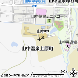 石川県加賀市山中温泉上原町ト甲周辺の地図