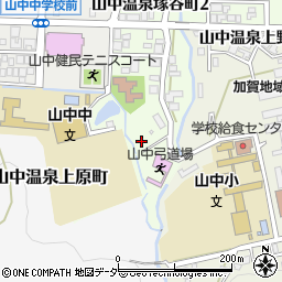 石川県加賀市山中温泉塚谷町（ト）周辺の地図