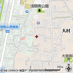 長野県松本市大村550周辺の地図