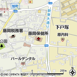 群馬県藤岡保健福祉事務所周辺の地図
