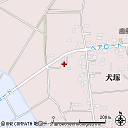 茨城県筑西市犬塚193周辺の地図
