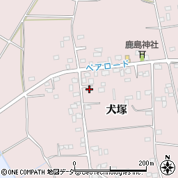 茨城県筑西市犬塚211-3周辺の地図