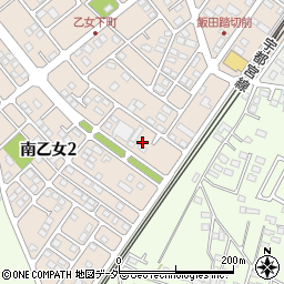 栃木県小山市南乙女1丁目17周辺の地図