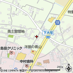 群馬県藤岡市下大塚687-61周辺の地図