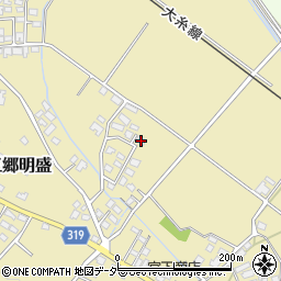 長野県安曇野市三郷明盛1151-8周辺の地図