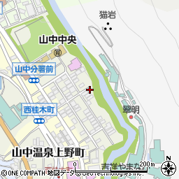 石川県加賀市山中温泉東桂木町ヌ7-2周辺の地図