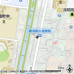 長野県松本市南浅間645-7周辺の地図