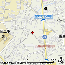 群馬県藤岡市藤岡932-2周辺の地図