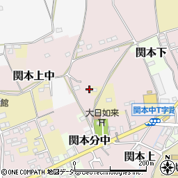 茨城県筑西市関本中1056周辺の地図