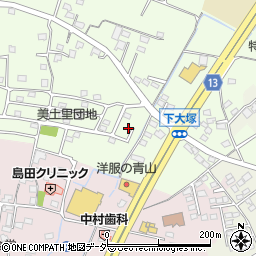 群馬県藤岡市下大塚687-8周辺の地図