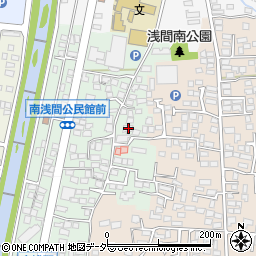 長野県松本市南浅間529-5周辺の地図